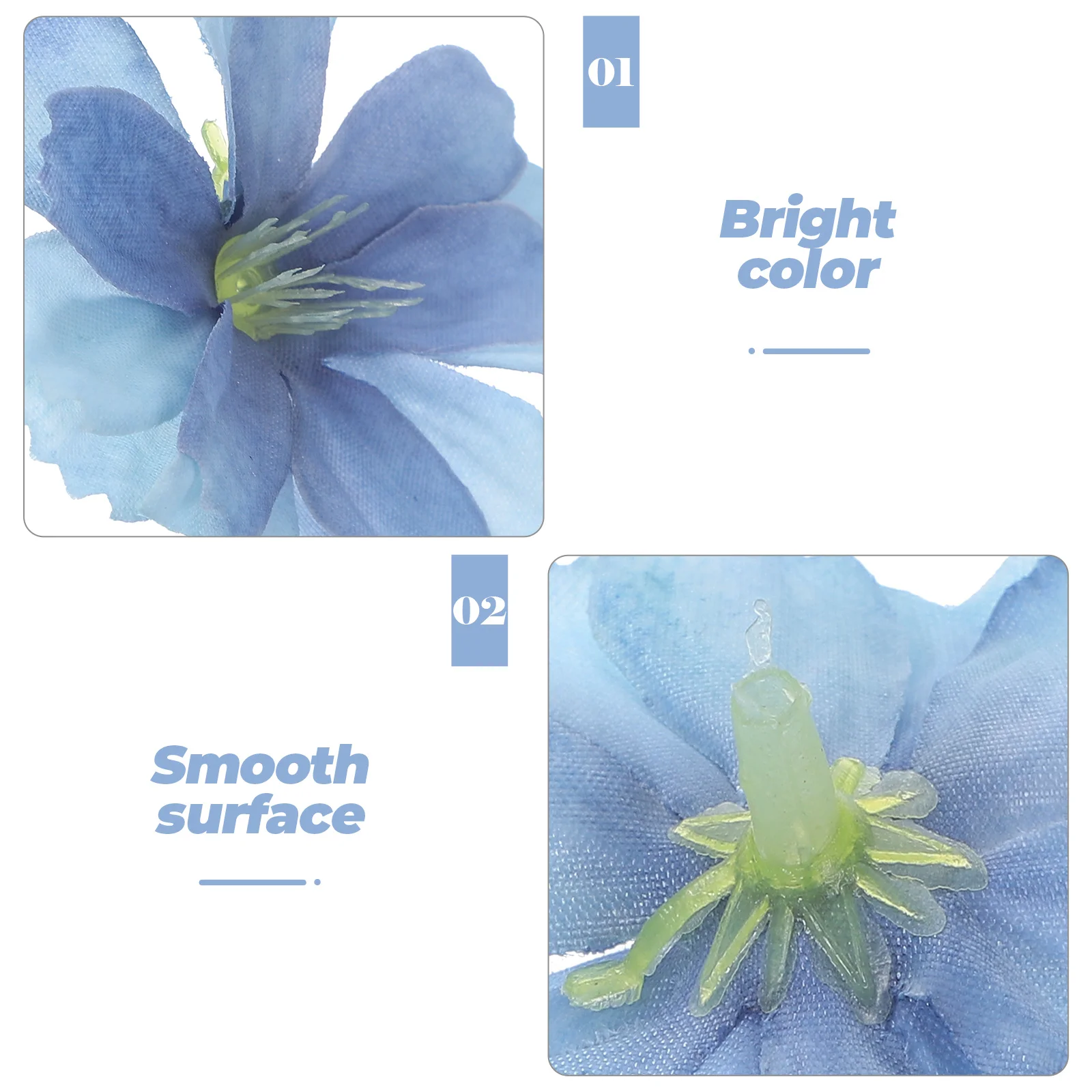 

100pcs Simulated Plum Blossom Flower Heads Artificial Small Flowers For Crafts Diy Decorative Faux Flower Head For