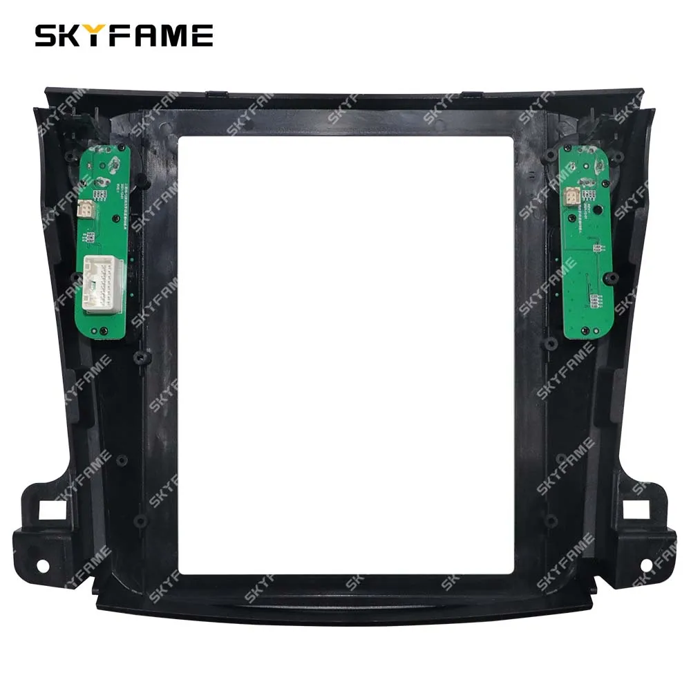 SKYFAME Car Frame Fascia Adapter Android Radio Dash Fitting Panel Kit For Mitsubishi Outlander Citroen C-Crosser Peugeot 4007