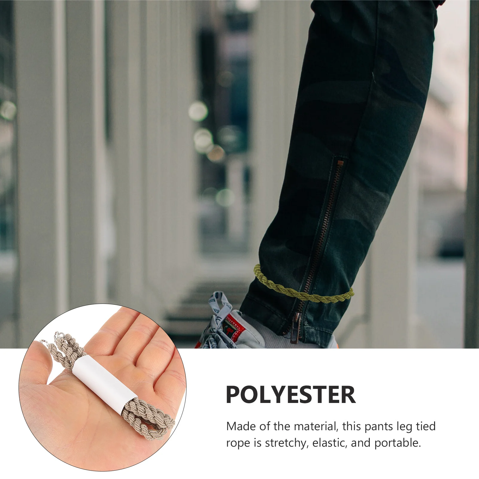 

10 шт. портативных эластичных ремней для брюк, многоразовые лямки для брюк для походов, кемпинга, легкие