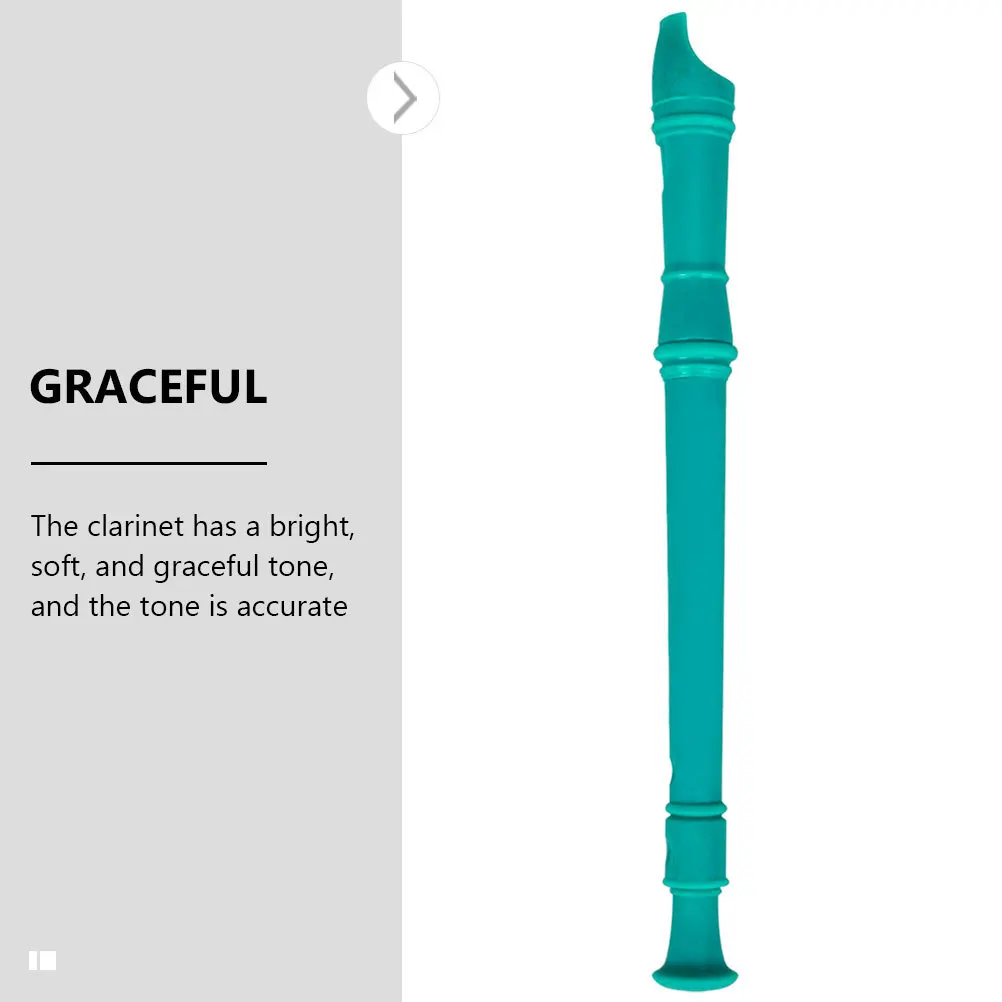

Durable Cyan Clarinet Music Instrument for Beginners Bright Sound Educational Recorder Beginner Clarinet Recorder