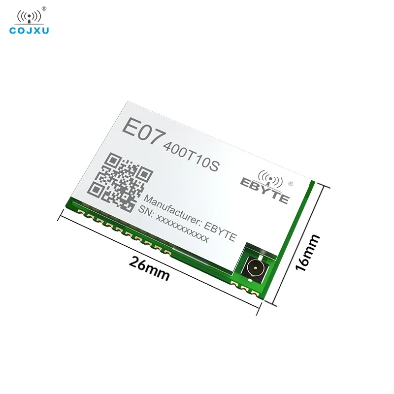 CC1101 Wireless Module 433MHz 915MHz COJXU E07-400T10S E07-900T10S 10dBm IPEX/Stamp Hole 1.5KM Cost–Effective SMD Module