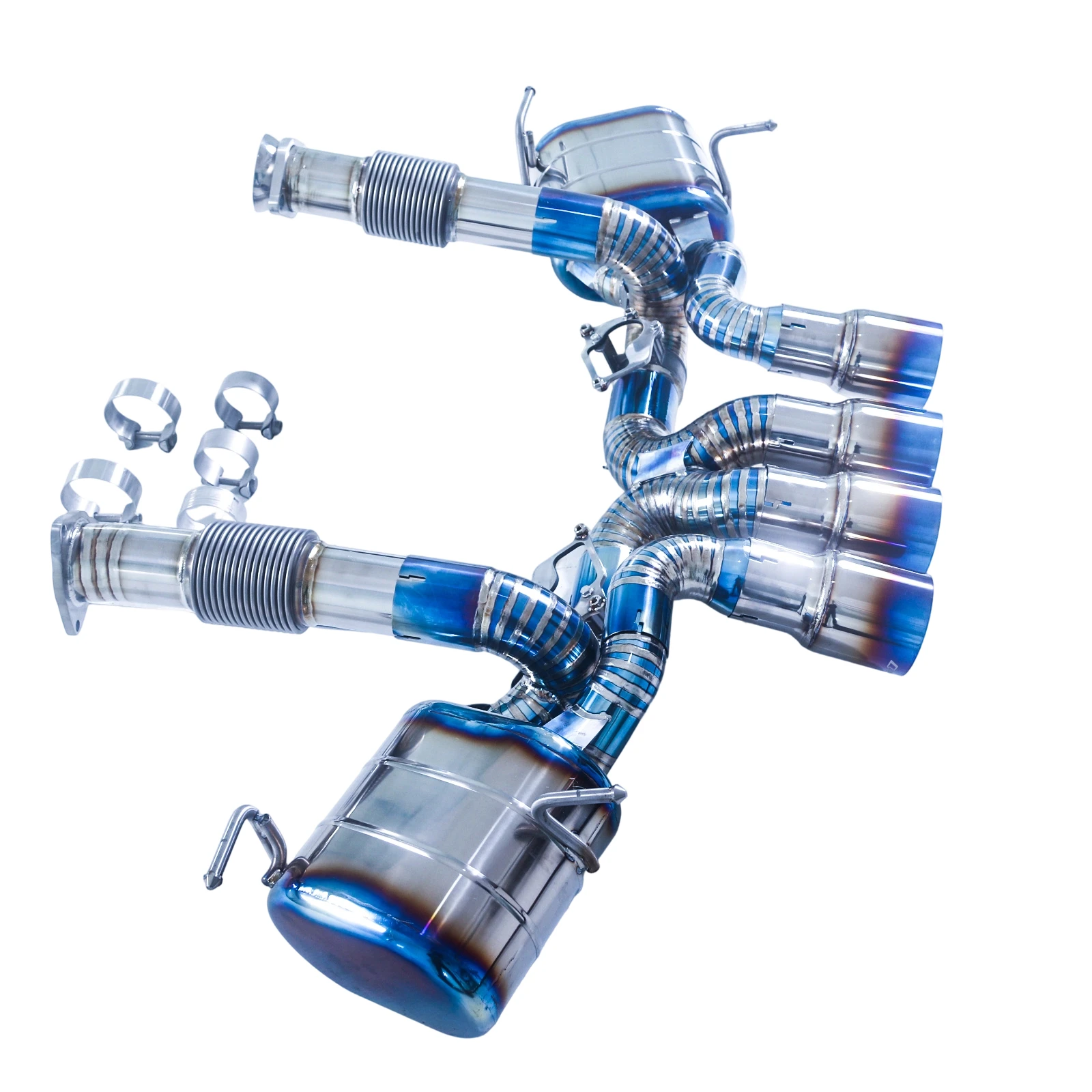 GFC Catback Exhaust Muffler for 2026 Corvette C8 ZR1 5.5L Car electric valve exhaust system is made of Titanium Alloy Pipe