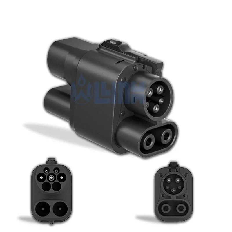 Adapter Ccs2 To Ccs1 Dc Fast Ev Charger 200a Ccs 2 To Ccs 1 Ev Connector For Electric Car