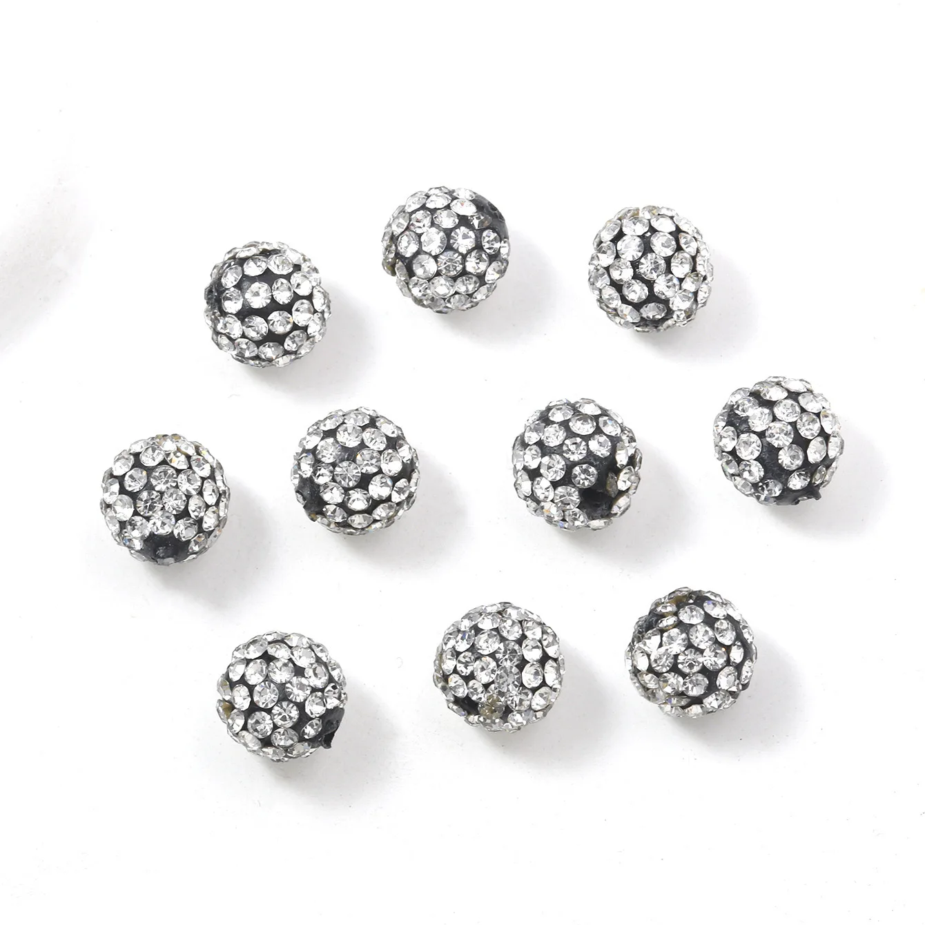 10PCS Clay drill ball accessories DIY handmade bracelet earrings bead material G010