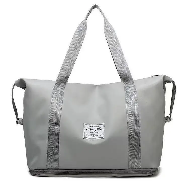 Large Capacity Waterproof Travel Bag Universal Folding Dry Wet Separation Fitness Handbag for Luggage