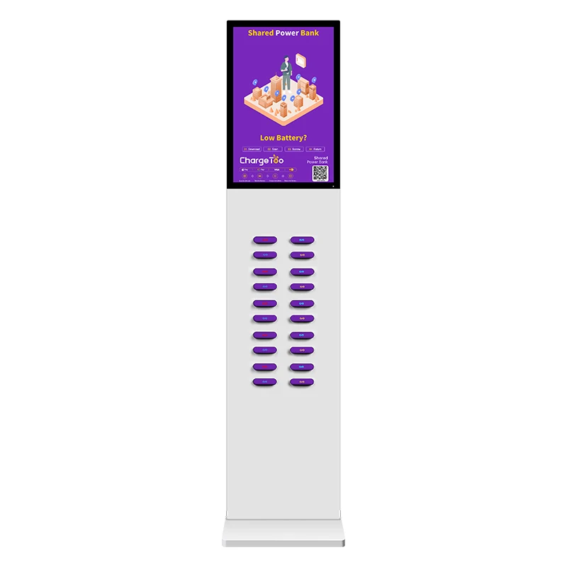 Large Cabinet 40 Slot Shared Power Bank Rental Station With Pos Machine Mobile Phone Sharing Charging Vending Station With APP