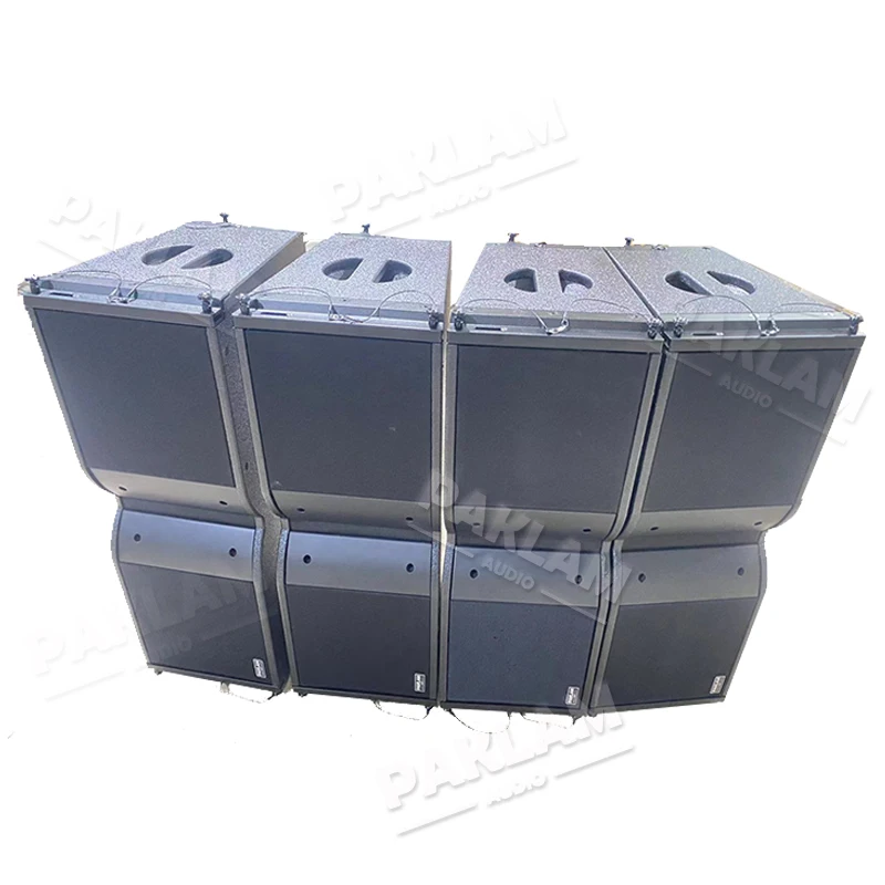 

PAKLAM AUDIO Pa Speaker Double 12 Inch Powered Line Array Speaker Active Pro Sound System Professional Audio Empty Cabinet Box