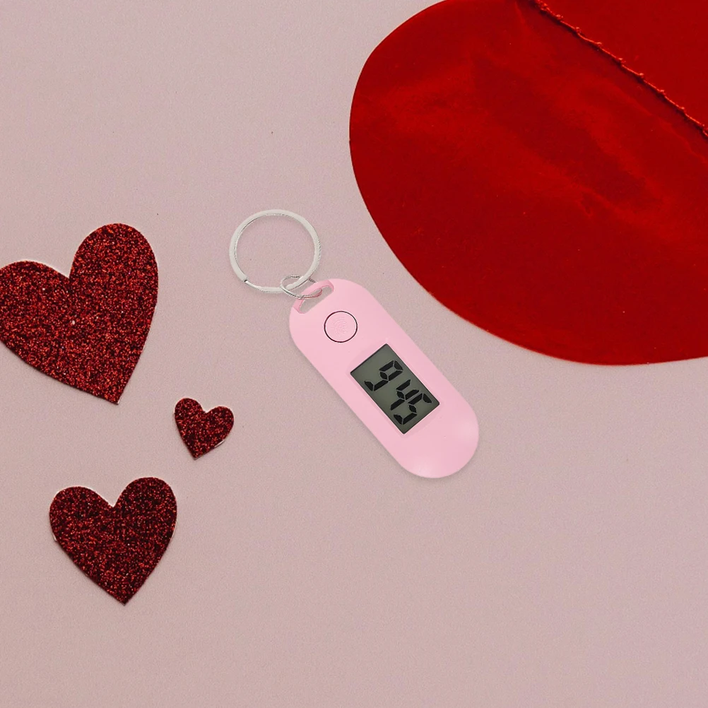 Mini montre porte-clés numérique lumineuse, Portable, fonctionnement silencieux, fonction Simple pour enfants étudiants, temps Compact en plein air, 2 pièces
