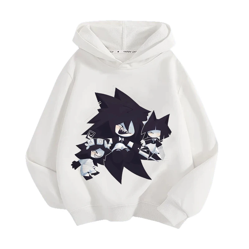 Fundamental Paper Education Hoodies for Children Winter Anime Sweatshirt Kids Warm Thickening Pullover Boys Girls Clothes Gift