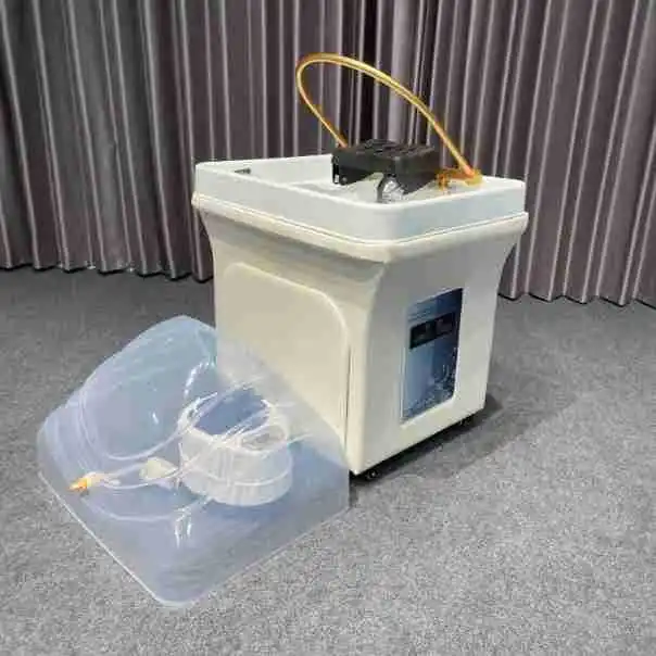Special removable hair treatment shampoo basin for barber shop with water circulation fumigation and ear care hair treatment