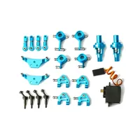 For Wltoys P929 P939 K969 K979 K989 K999 1/28 RC Car Metal Upgraded Parts Steering Cup Swing Arm Shock Absorber Plate Set