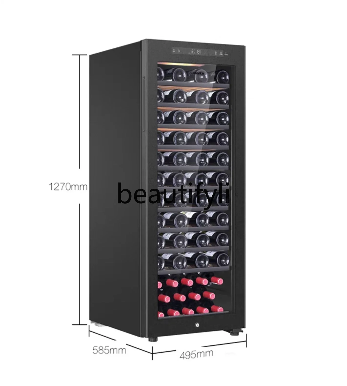 

Z189 196 liters red wine cabinet constant temperature wine cabinet wine cellar grade household refrigerated ice bar constant