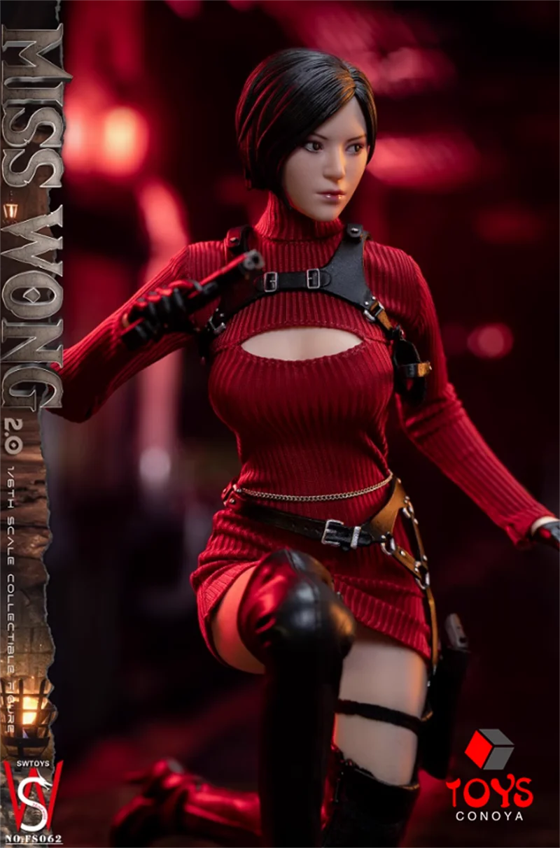 En Stock SWTOYS FS062 1/6 Ada Wong 2,0 cabeza de ojos móviles dobles esculpir figura de acción 12 ''figura de soldado femenino modelo completo