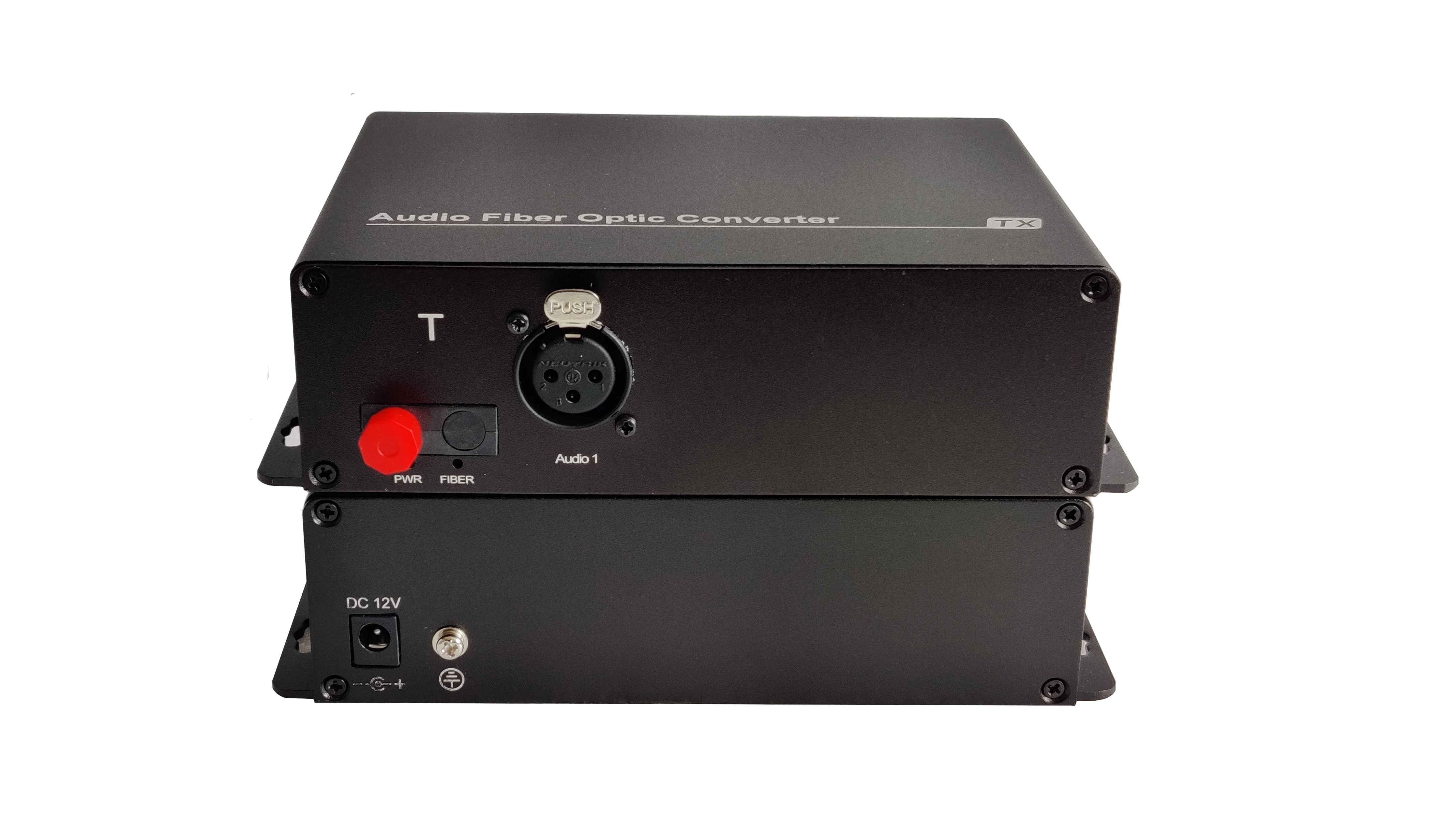 1チャンネルデジタル-アナログオーディオ光ファイバーコンバーター