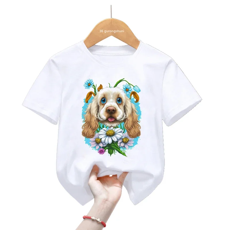 

Cute Watercolor Bird Print T Shirt Girls/Boys Harajuku Kawaii Kids Clothes Summer Tops Fashion T-Shirt Streetwear