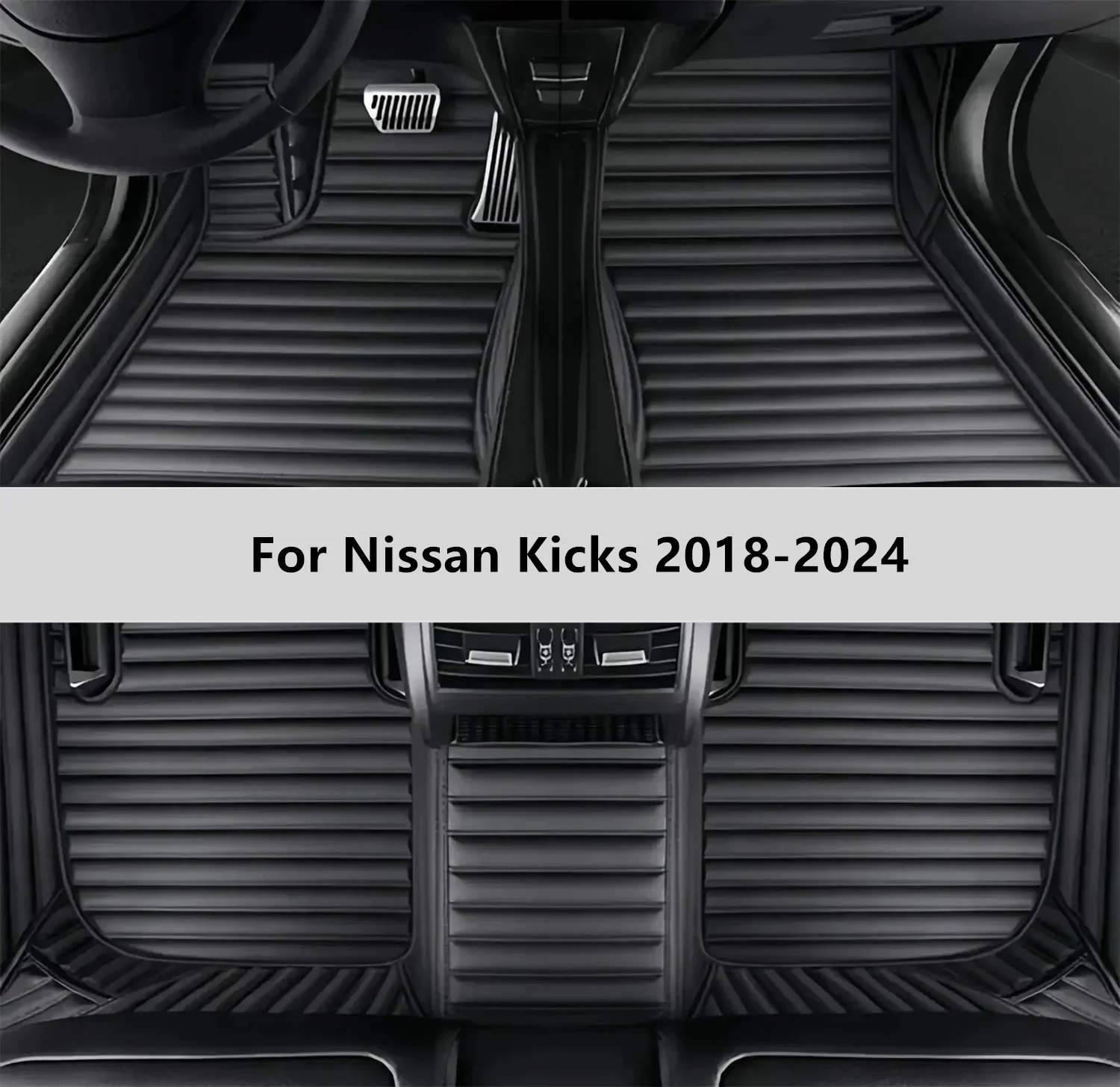 Custom Car Floor Mats For Nissan Kicks 2018-2024  Floor Mat Car Mat Accessories Men Women Interior Accessories