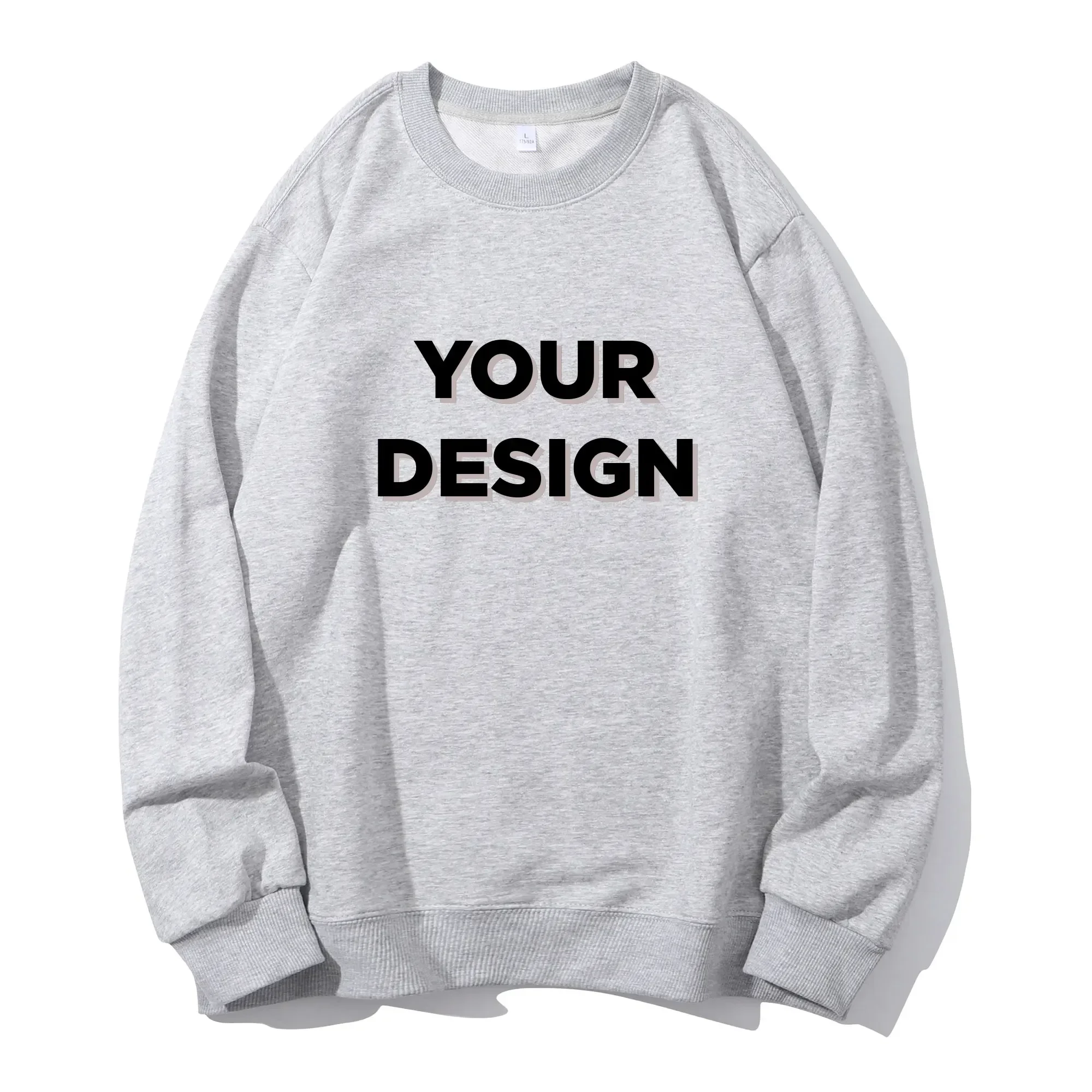 Aangepaste Swertshirts maken uw ontwerp Logo Tekst Heren Dames Print Origineel ontwerp Geschenken Pullover Sweater