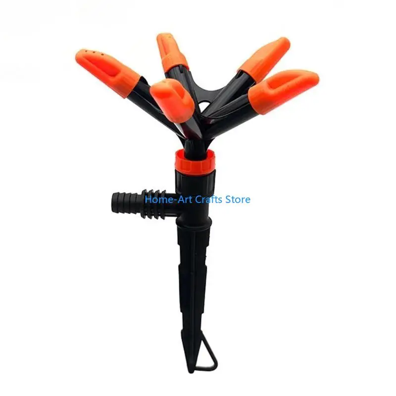 Y3NA 5 Head Sprinkler for Gardening and Farming Water Sprayer Garden Irrigation Tool Agricultural Watering Supplies
