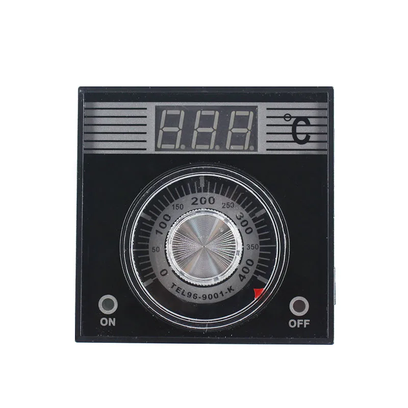 Factory Direct Sale AC 220V AC380V 96*96 K Input Relay Output Digital Industrial Knob Oven Temperature Controller TEL96-9001K