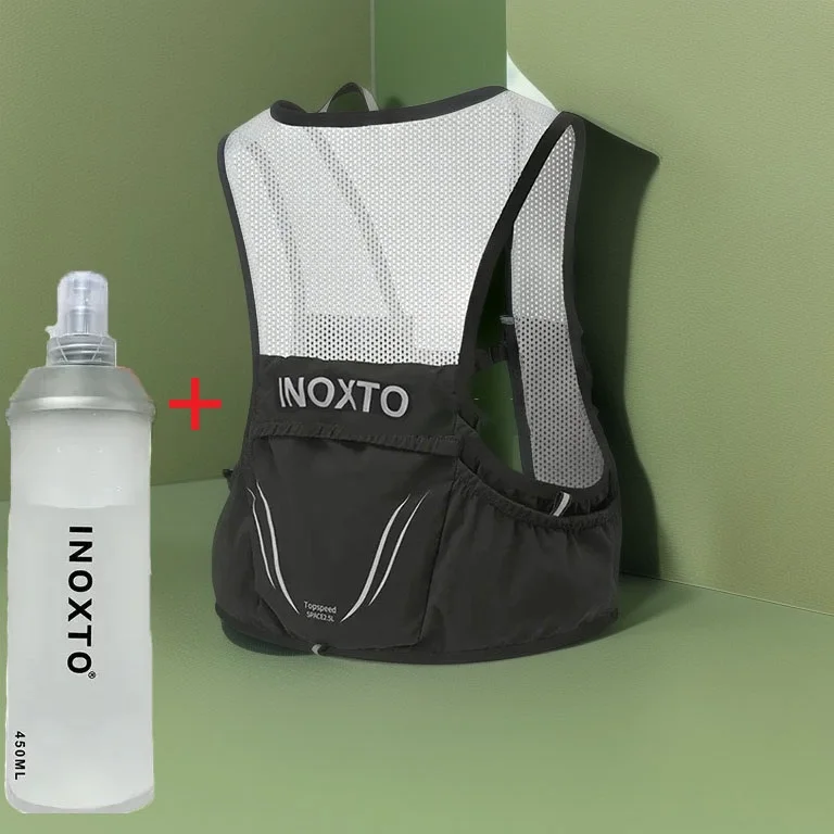 

Рюкзак для трейлраннинга ультралегкий 2.5л, жилет для гидратации, для альпинизма, марафона, велоспорта, с питьевой системой 450 мл