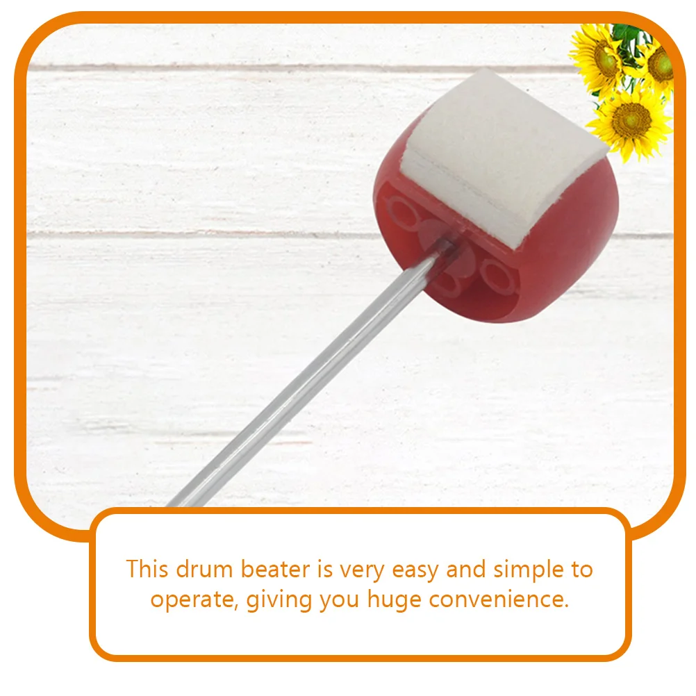 

2Pcs Felt Drum Pedal Beaters Durable Kick Drum Part Replacement Percussion Instrument Accessories Percussion Instrument Parts