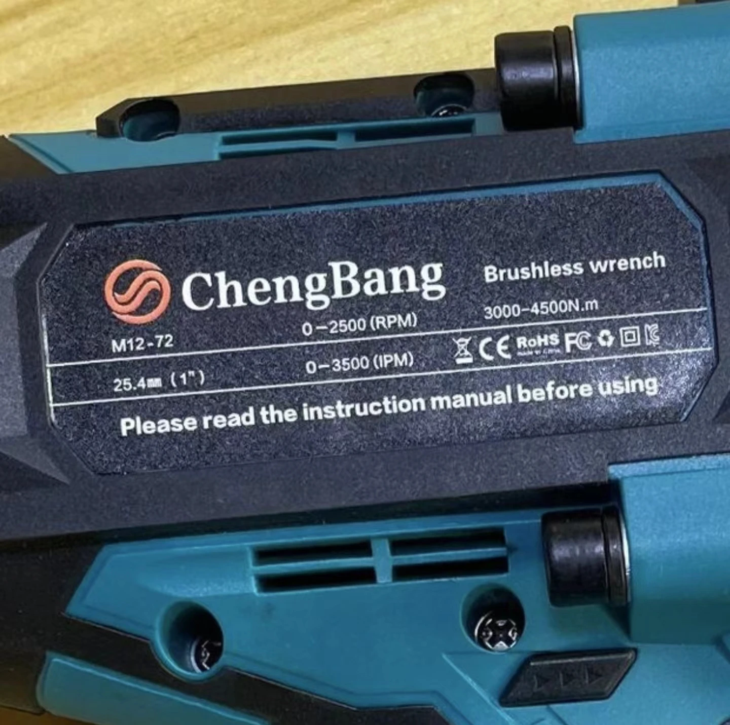 Max 4500N.m Electric wrench Large torque 1 inch heavy duty lithium tower crane electric knapsack makita socket