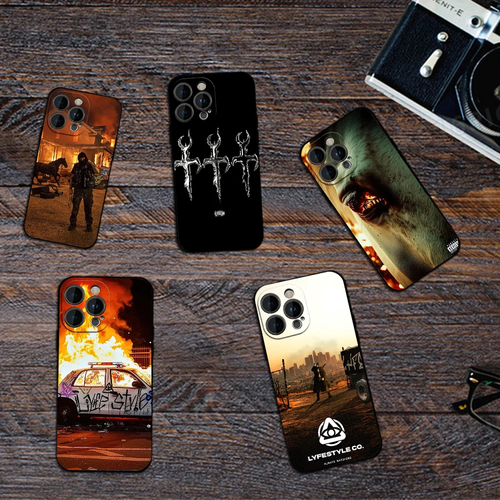 Rapper Y-Yeat Lyfestyle Phone Case For Samsung S23 S22 ULTRA A22 A71 Black Soft Silicone Cover