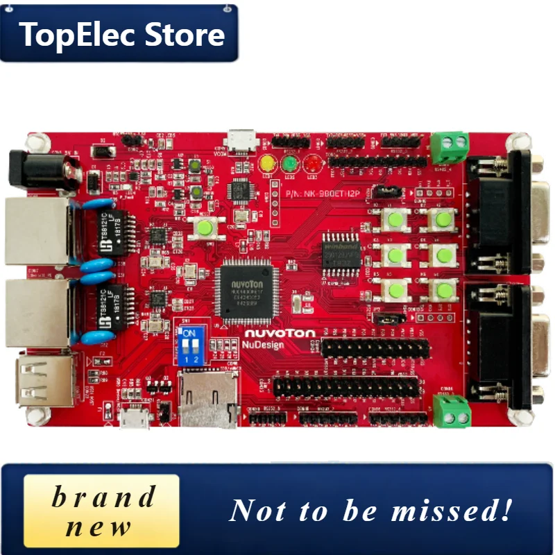 TopElec NuMaker-Server-NUC980 Development Board For DIY Server Projects & Industrial Control Server Development