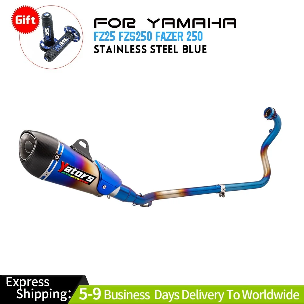 

Exhaust Front Link Pipe For Yamaha FZ250 FZS250 Fazer 250 Muffler Escape Modify Exhaust Systems Exhausts Pipes