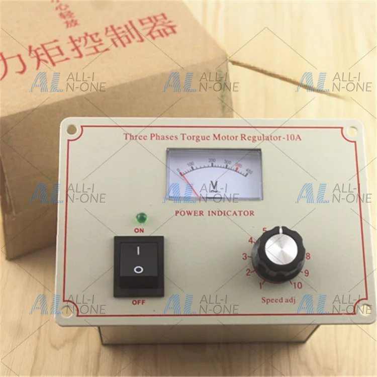 YTC 10A Three Phase Torque Motor Controller 380V Speed Governor with Torque Meter
