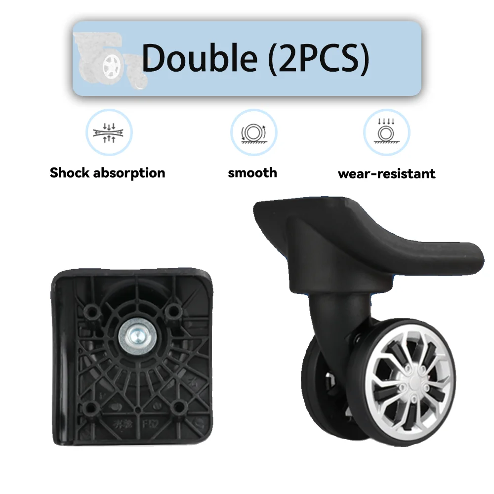 Substituição de roda universal para samsung 91t, rotativa e silenciosa, amortecedor, rodas rotativas, rodízios, mala, acessórios