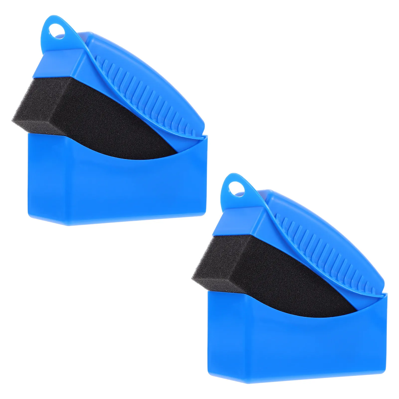 2 Pcs Waxing Tool Car Wheel Cleaning Supplies Tire Polishing Brush Auto Pad Was Applicator view 3