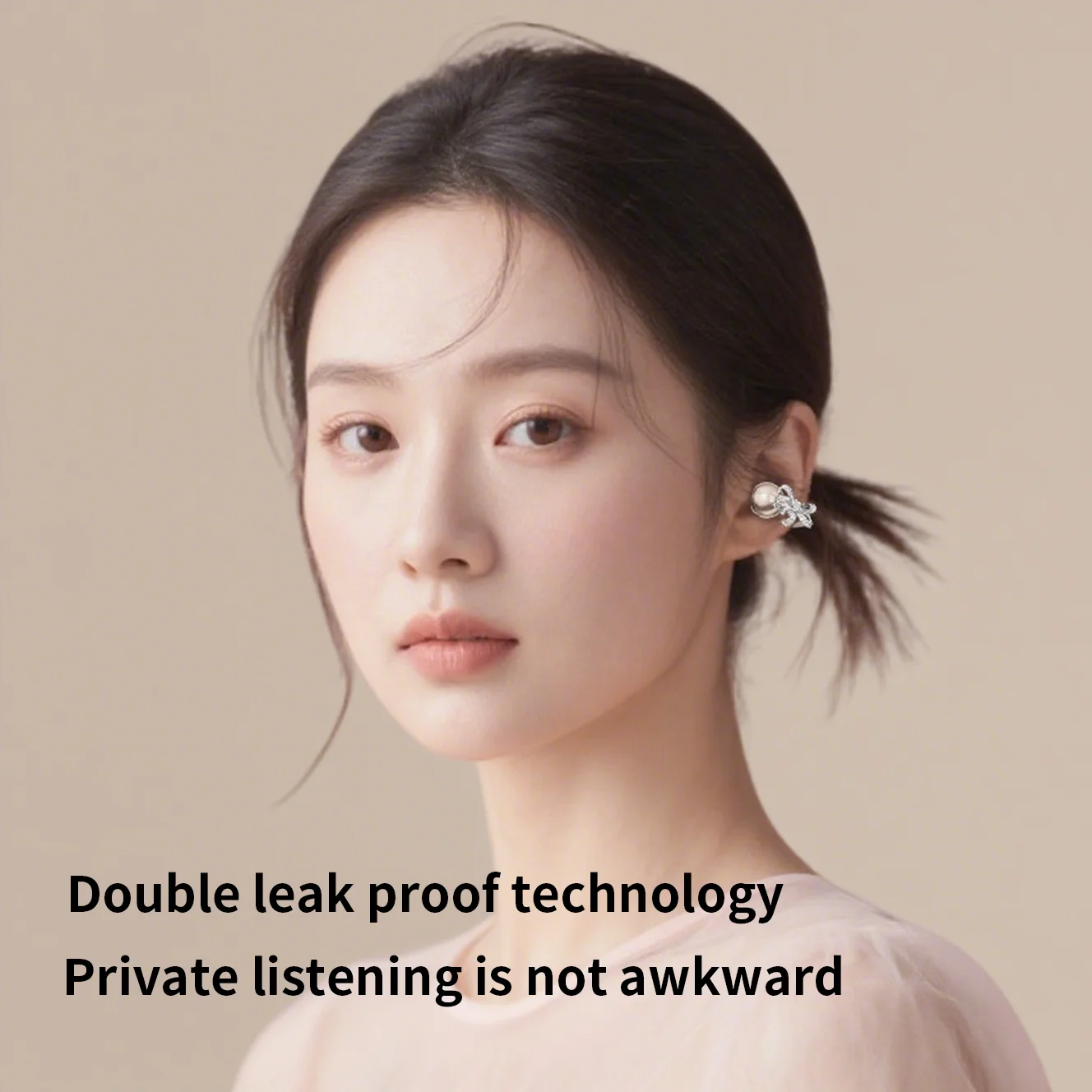 فتح نمط سماعة الأذن كليب بلوتوث سماعة فراشة القوس تقليد الماس كليب خفيفة الوزن الأزياء الساطع سماعة مجموعة