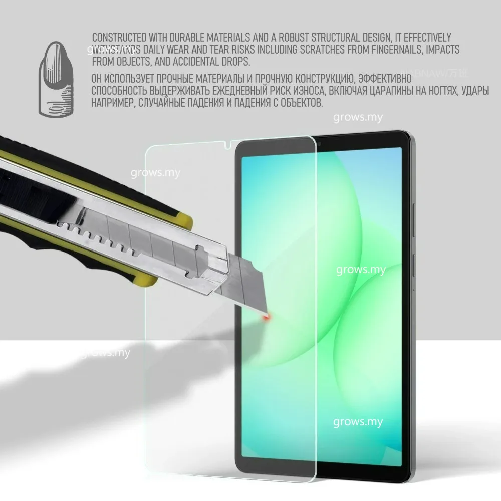 لهاتف سامسونج جالاكسي تاب A11 بلس 11 بوصة 2025 A11 + واقي من الزجاج المقسى على جالاكسي تاب A11 SM-X133 SM-X135 فيلم مضاد للخدش عالي الدقة