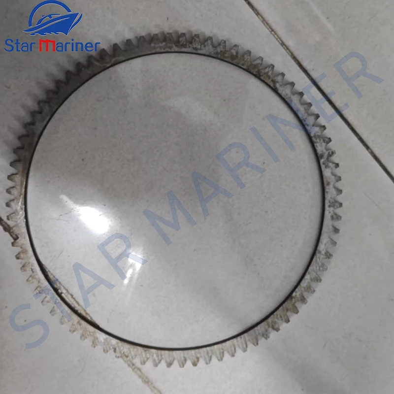 Flywheel Crown Gear Ring For Tohatsu M25 M30 & More 2 Stroke 25HP 30HP Outboard Motor