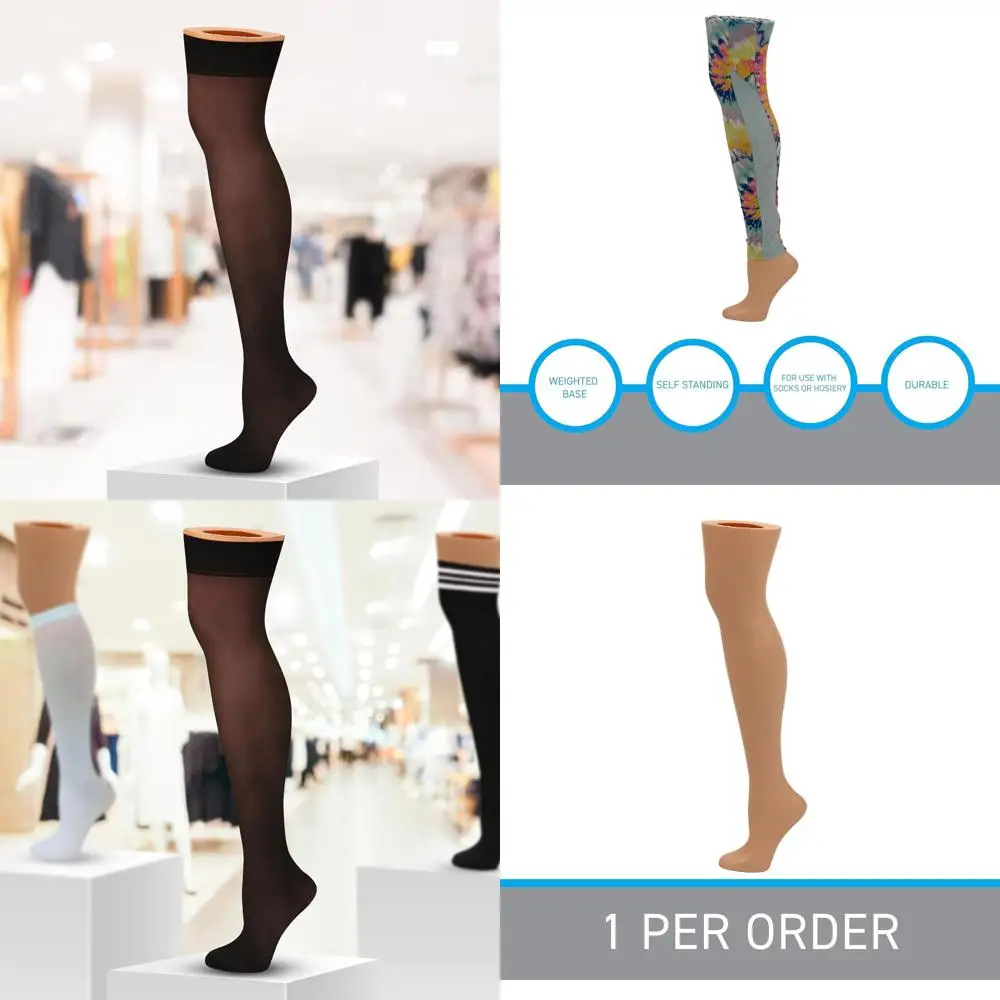 

Женская пластиковая нога-манекен на высоком каблуке, 26H, стоячая