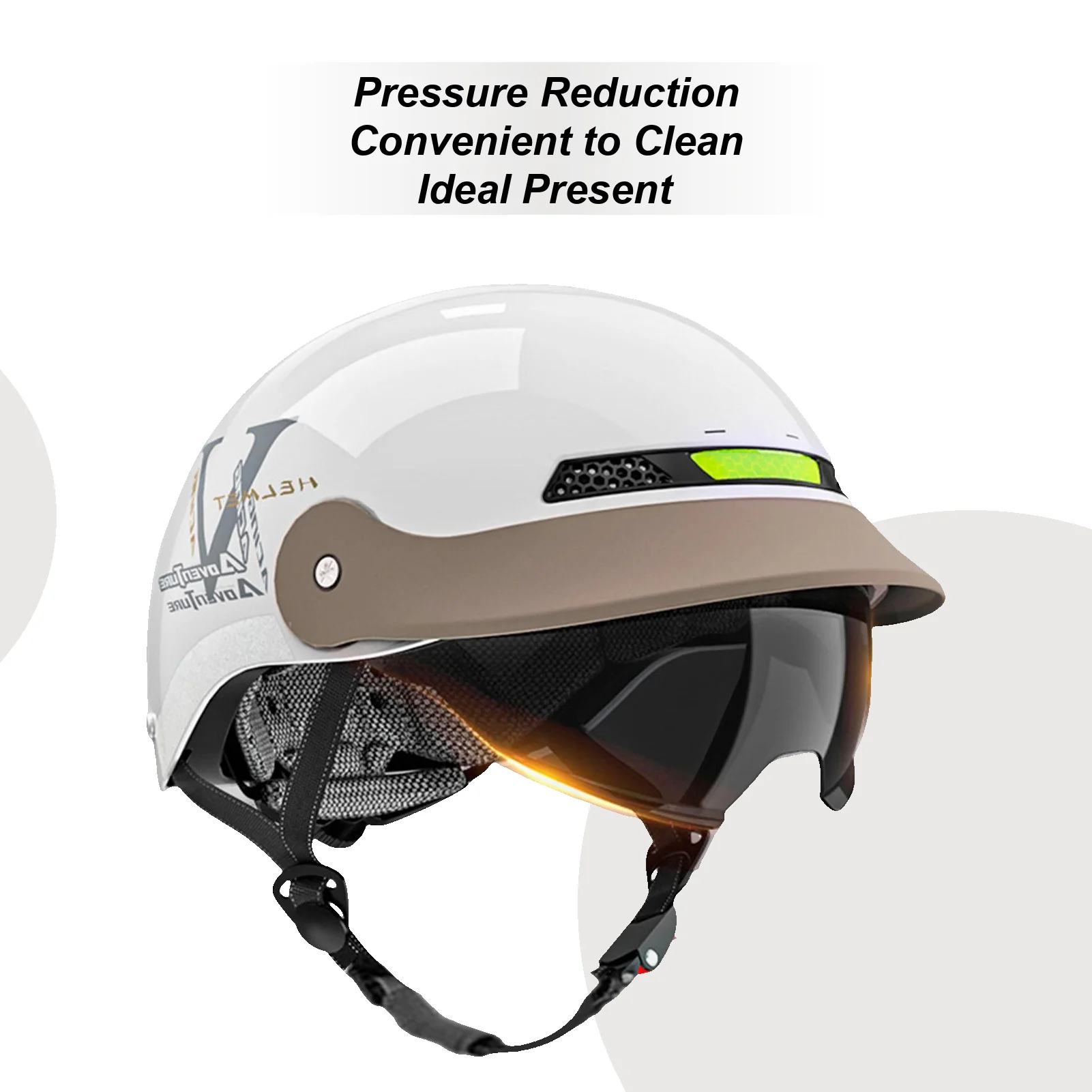 

Open Face Helmet Sun Visor Skateboard Helmet Protective Gear With Quick Release Buckle For Men Women Cycling Mountain Skateboard