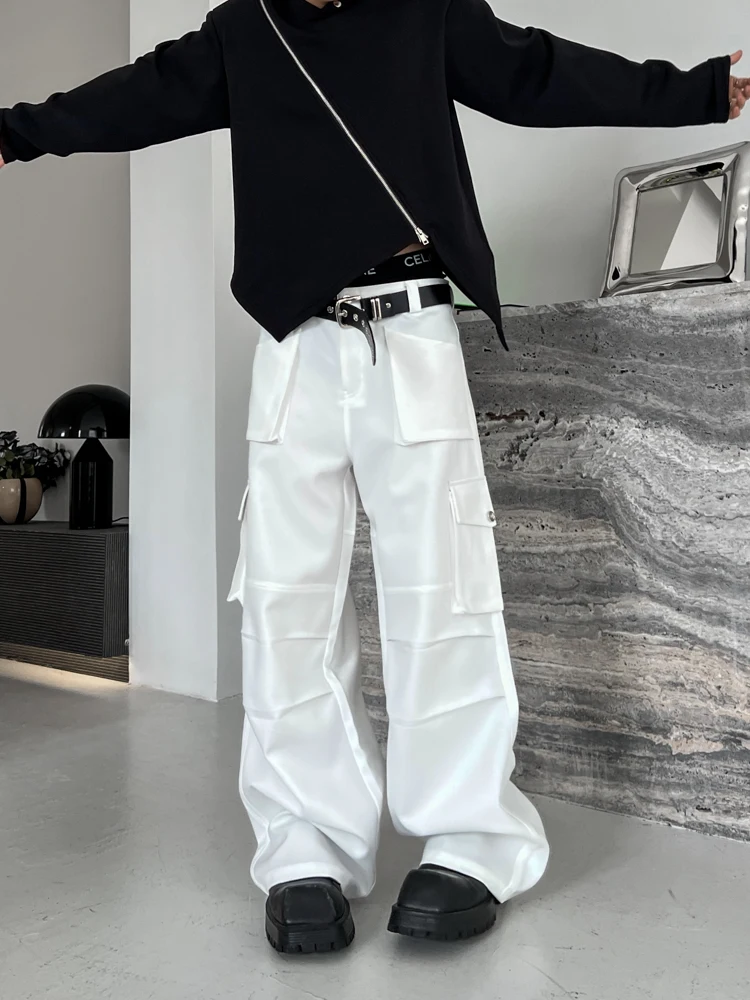 

27-46 New Men Women's Clothing Niche Design Casual Workwear Pants Dance Performance Trousers Plus Size Costumes