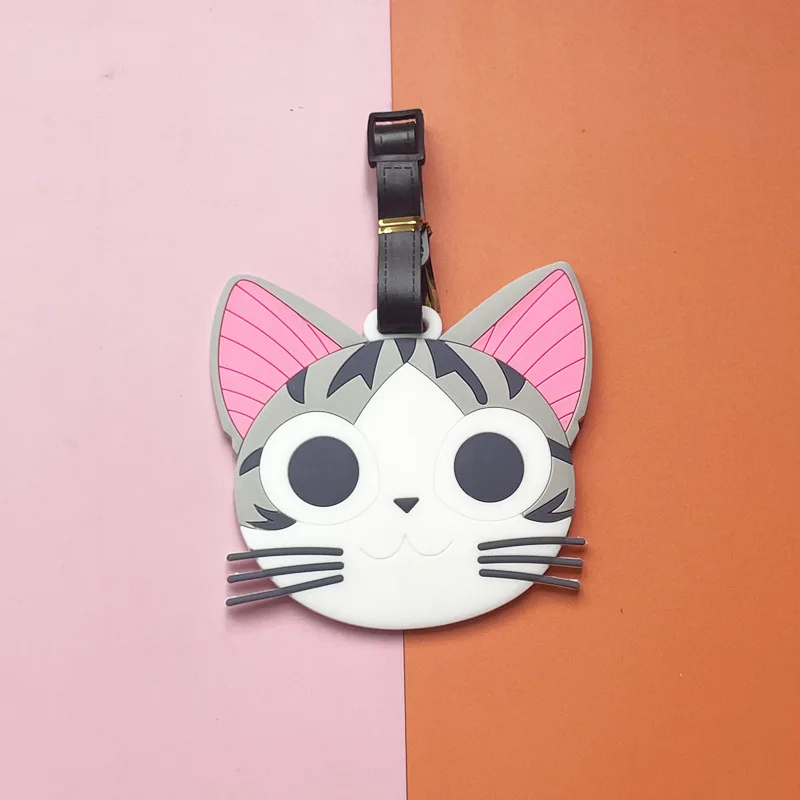 أنيمي سانريو ميلودي مرحبا كيتي Kawaii Kuromi علامة الأمتعة حقيبة معرف عنوان حامل الأمتعة الصعود ديكور حلية الموضة