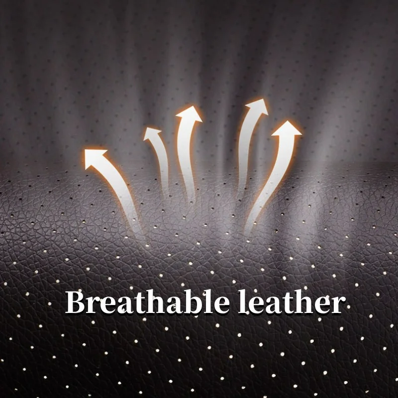 Car Seat Breathable Self Adhesive Leather Repair Perforated Faux Leather Fabric Pu Large Leather Sofa Cushion Car Interior Patch