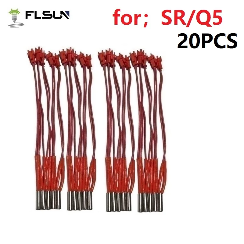 FLSUN Super Racer Q5 Heating Tube 3d Printer Accessories 24v40w SR Heat Rod Cartridge Heater Effector Parts Wholesale