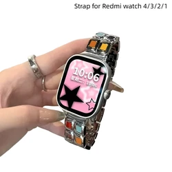 Metal Strap For Redmi watch 4 Watchband for Redmi watch4/3/2/1 Stainless steel Correa Bracelet Woman Man Wristband Sport Band
