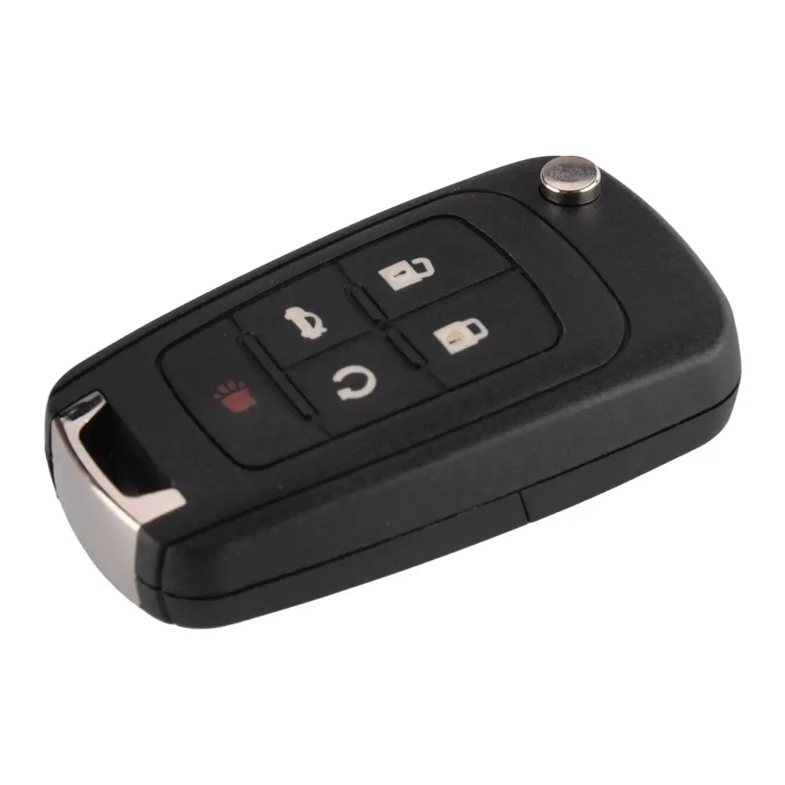 Remote 5 Button Car Key Cover Fob Holder Shell Case Housing Fit For Chevrolet Impala Camaro GMC Terrain Buick LaCrosse Encore