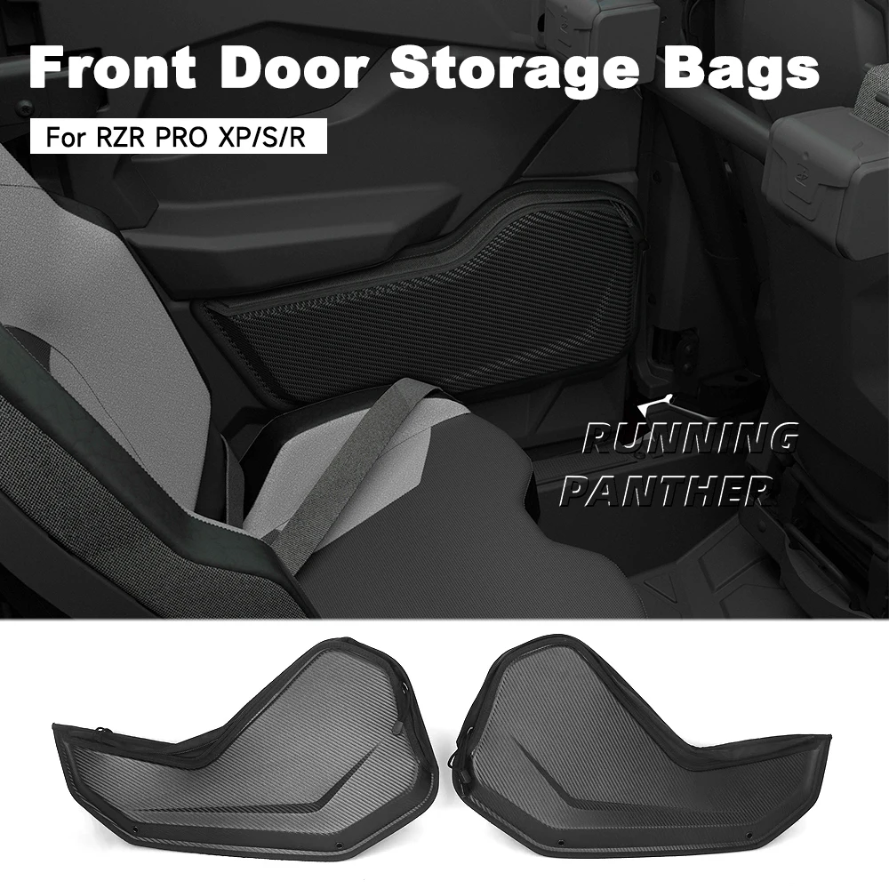 

For Polaris RZR XP 4 Pro S PRO R 4 2025 New Motorcycle Tool Bag Front Door Storage Bags Accessories