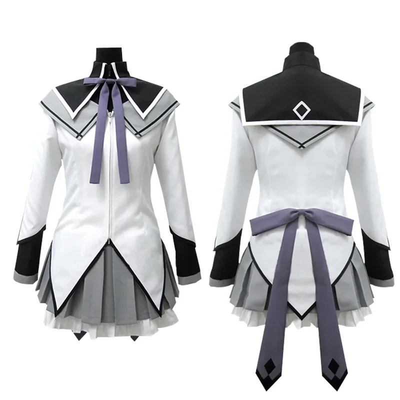 Unisex Anime Cos Akemi Homura Cosplay Costumes Dress Uniform Suits