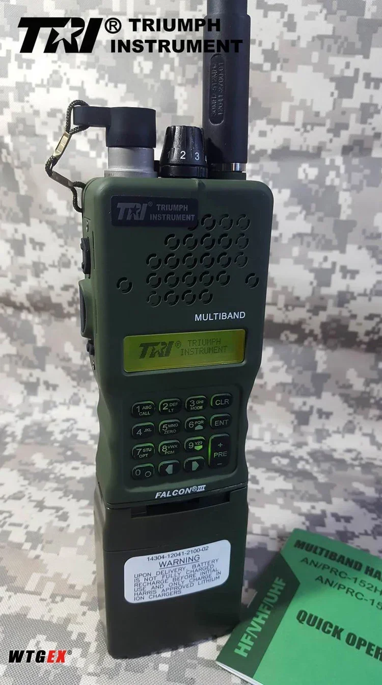 2022NEW Off the shelf, the latest 15W, TRI AN/PRC-152 all metal multi band handheld FM radio