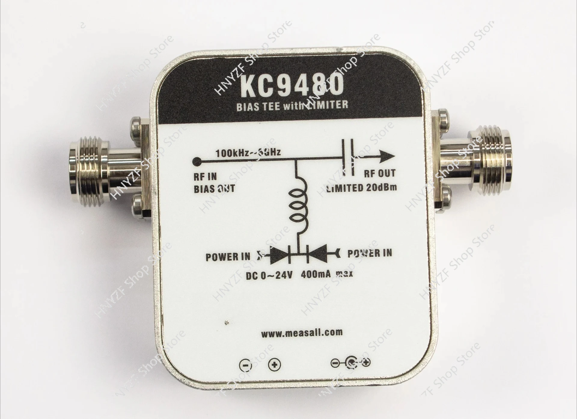 

KC9480 1MHz-6GHz Antenna amplifier matching DC bias biased feeder power supply