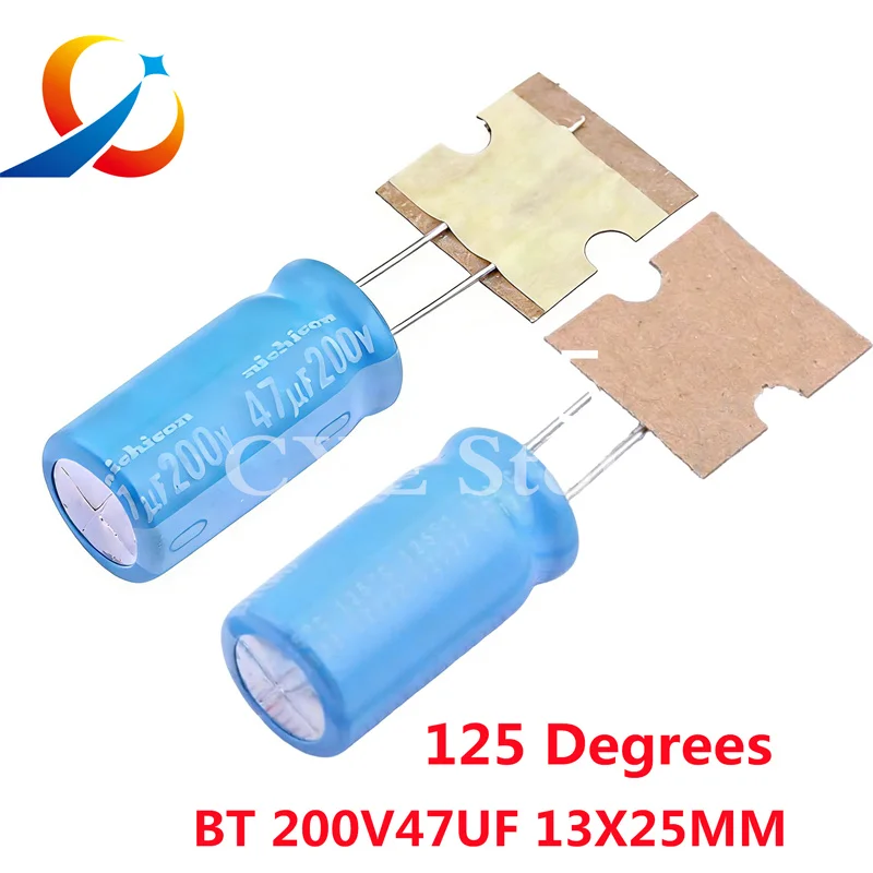 

10 шт. BT 200V47UF объем 12,5X25 мм электролитический конденсатор Nichicon 125 градусов UBT2D470MHD8TO