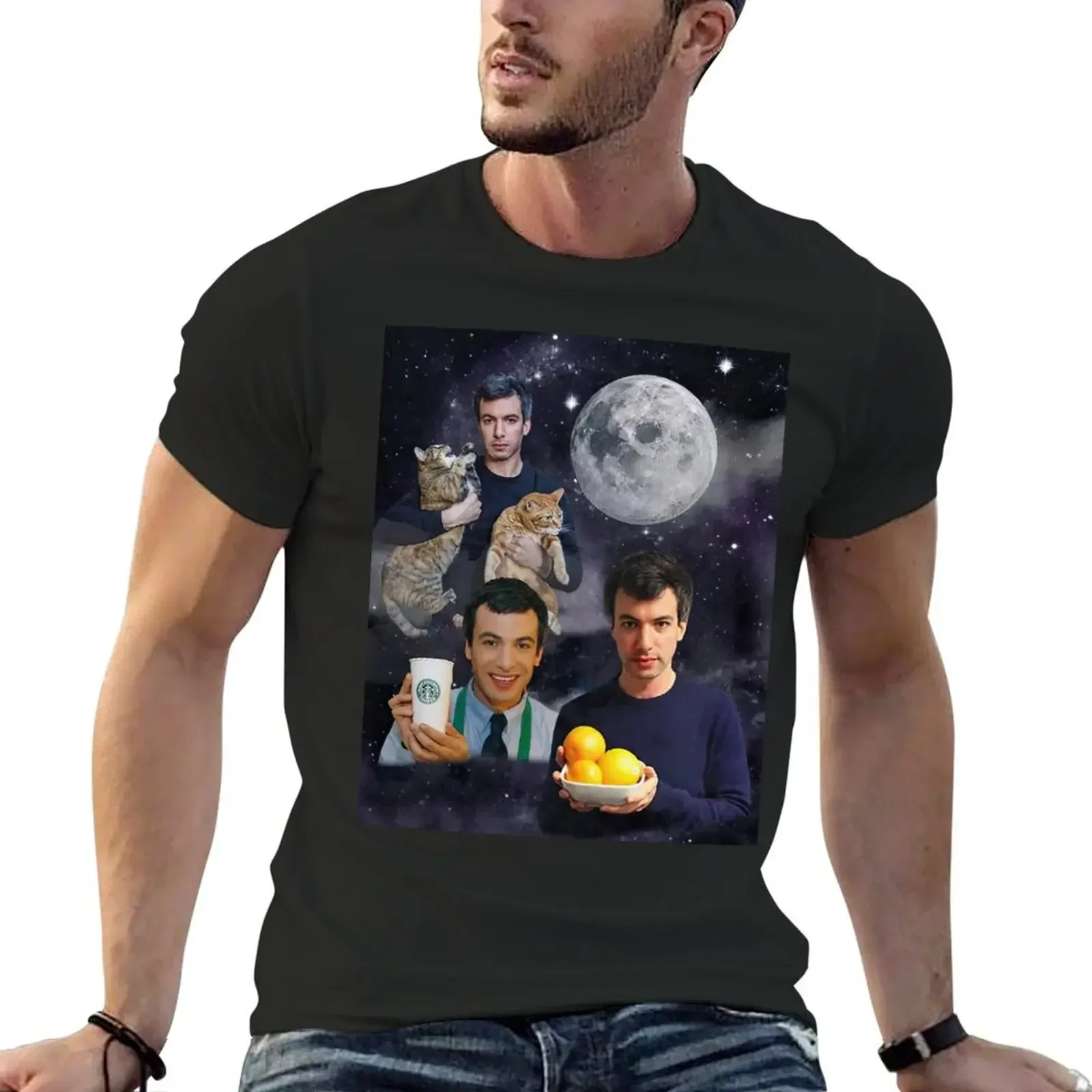 Nathan Fielder Dramatic Galaxy Wolf T-Shirt customs design your own anime anime stuff oversized t shirts for men