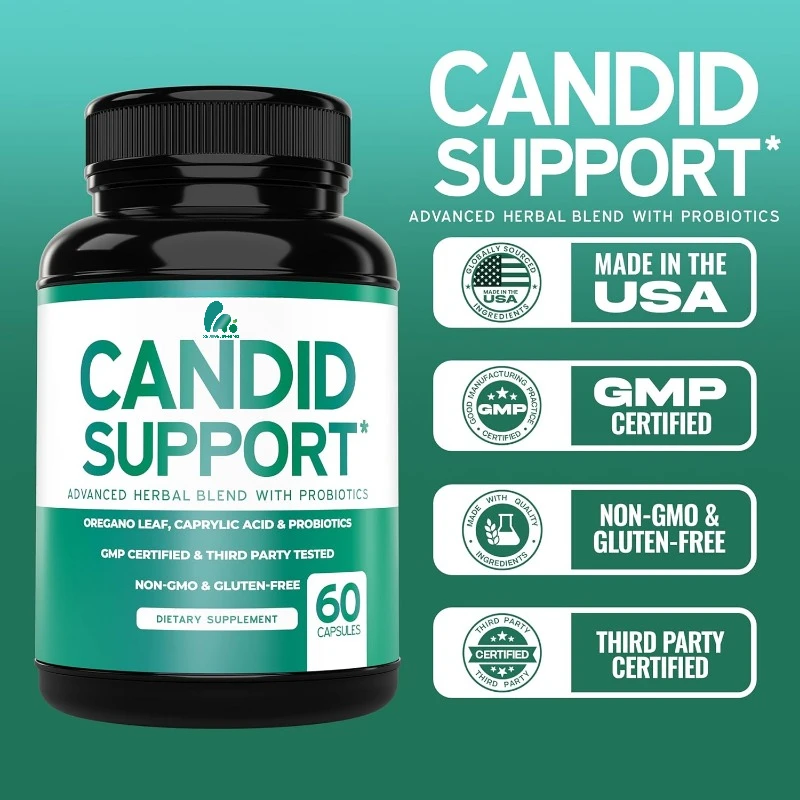 

Candida Cleansing (60 capsules) Advanced 11 in 1 Formula - Vegetarian Capsules